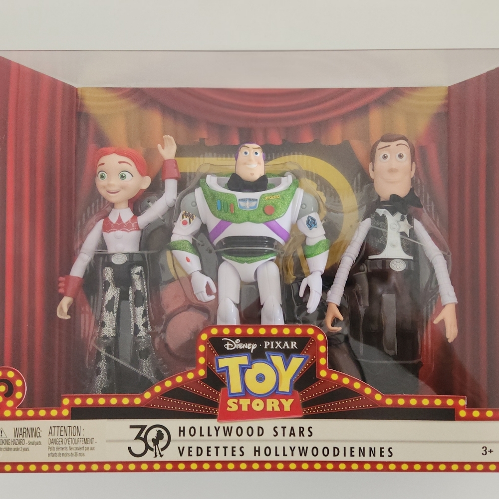 Toy Story Hollywood Star 30th Anniversary Disney Parks Exclusive 3 Figure Set